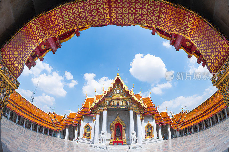 Wat Benchamabopit Dusitvanaram是曼谷著名的寺庙